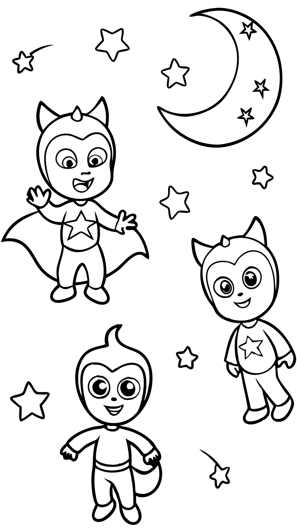 pj masks coloring pages free